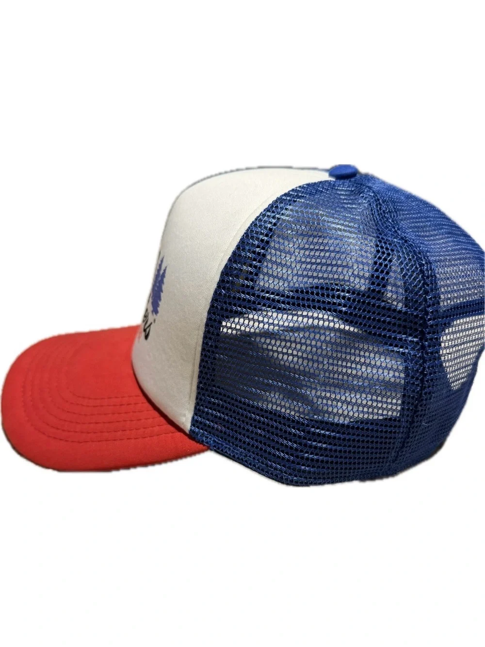 Scheels Outfitters Foam Mesh Trucker Hat Snapback Red White Blue